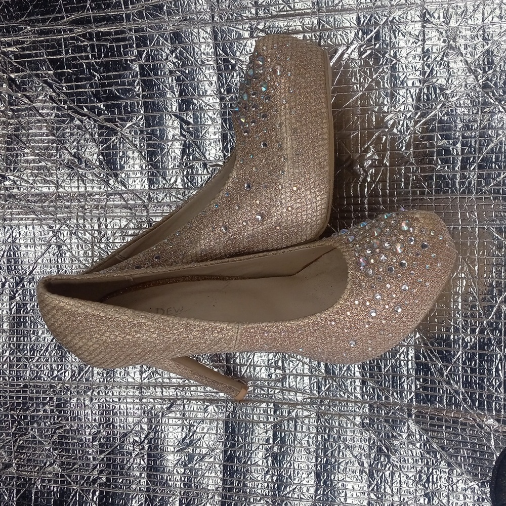 Diamond studded stilettos